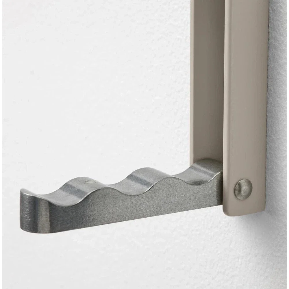 IKEA KLYKET Folding Hook pack of 3 Wall Mounted Aluminum NEW in box